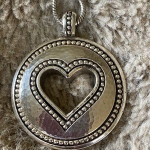 Brighton heart necklace w/tin